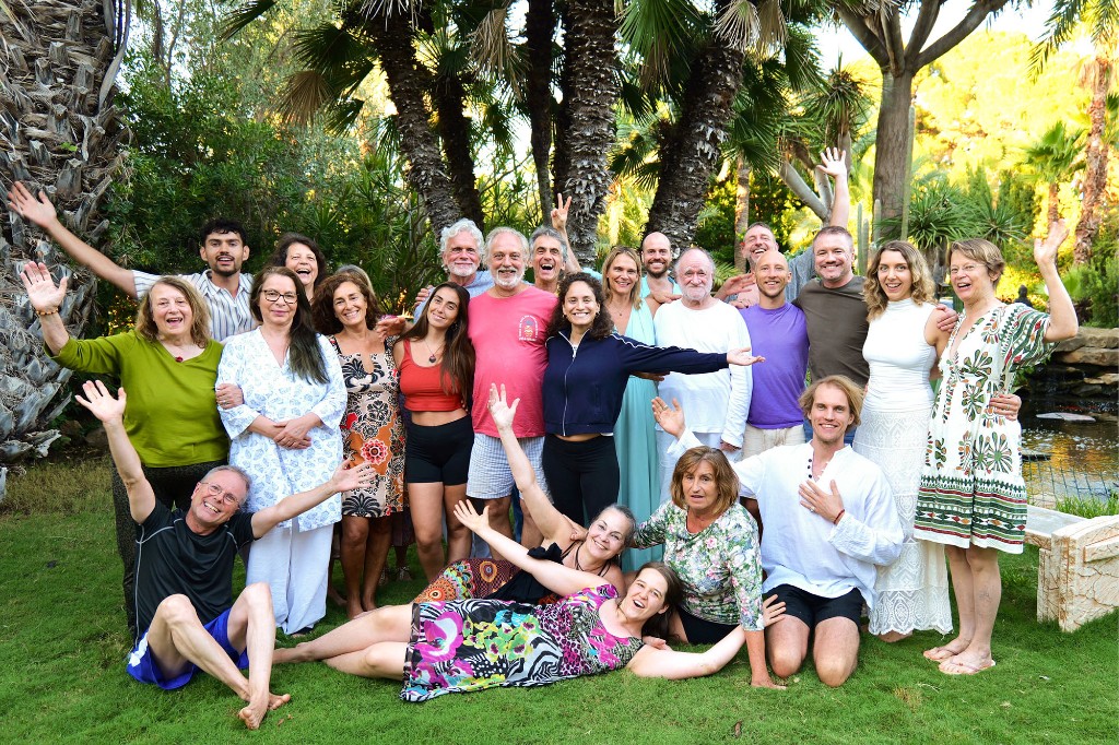 The community in the garden